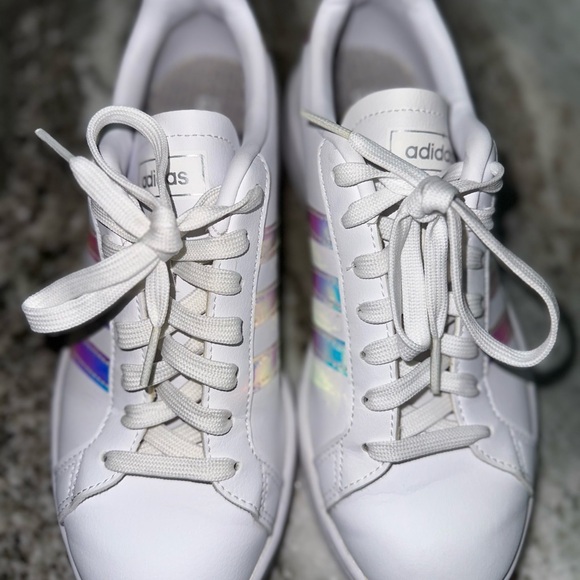 Adidas Grand Court holographic sneakers - SIZE 7 - Picture 9 of 10